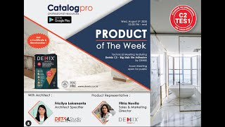 DEMIX C5  Perekat Slab Berukuran Besar by Catalog Pro PoTW [upl. by Kyne]