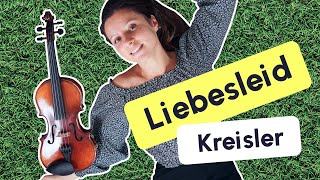 StepbyStep Liebesleid Kreisler Loves Sorrow Violin Tutorial [upl. by Aynodal]