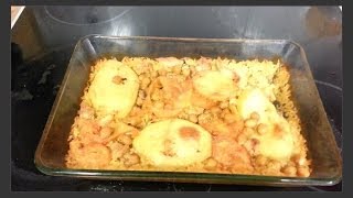 ARROZ AL HORNO con Lomo RECETA Sencilla y fácil [upl. by Shiri994]