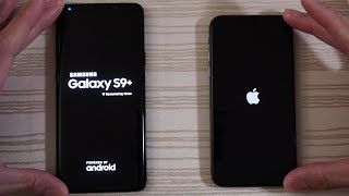 Galaxy S9 Plus vs iPhone X  Speed Test Can the Knight eat an Apple [upl. by Cartwell]