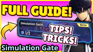 SIMULATION GATE GUIDE TIPS amp TRICKS FULL RUN Solo Leveling Arise [upl. by Angus471]