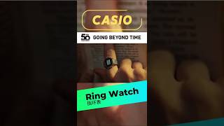 卡西歐50周年紀念款的指環表Casio 50th Anniversary Ring Watchwatch casio shorts trending [upl. by Asirrak812]