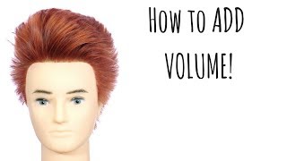 How to Add Volume  Hair Styling Tips  TheSalonGuy [upl. by Anitserp817]