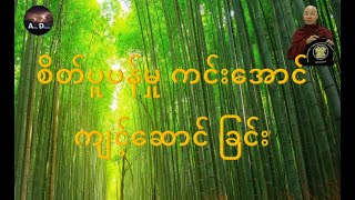 quotစိတ်ပူပန်မှုကင်းအောင် ကျင့်ဆောင်ခြင်းquot ANATTADhamma [upl. by Hortensia]