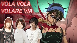 Narancia Ghirga VOLA VOLA Anime vs ASBEOH vs GioGio PS2 Comparison VOLARE VIA  Extra [upl. by Enirtak]