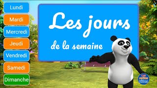 Apprendre les jours de la semaine en français French days of the week [upl. by Dewees]