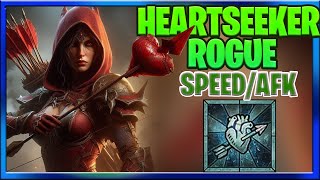 Diablo 4 Season 4 Rogue Build Guide  HeartSeeker Rogue Speed  AFK Leveling Version No Trap X [upl. by Pinkerton]