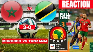 Morocco vs Tanzania 30 Live Stream Africa Cup Nations AFCON Football Match Score Highlights Direct [upl. by Dibbell]