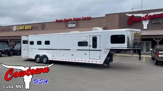 2006 Sundowner 7312 3Horse Trailer with Living Quarters and SlideOut [upl. by Gram]