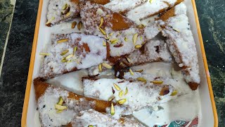 Shahi tukray Recipe ♥️ Diwali special famous sweet recipe Quick amp Easy shahi Tukda [upl. by Nelda]