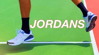 Nike Zoom Vapor AIR JORDAN AJ3 Tennis Shoe Review [upl. by Bunde]