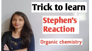 Simple trick to learn Stephens Reaction class 12 [upl. by Auhsaj]