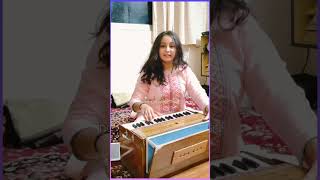 Raag Ahir Bhairav Presented By Anshula Amazing👌harmonium icmtabla classical music shorts viral [upl. by Woodruff]