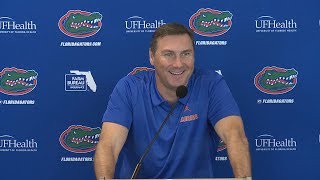 Florida Football Dan Mullen Press Conference 91718 [upl. by Iarahs]