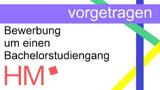 Wie bewerbe ich mich an der Hochschule München für einen Bachelorstudiengang [upl. by Yrrah]