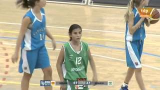 Final Femenina Cto España Mini  Cataluña vs Andalucía 10362 [upl. by Levina60]