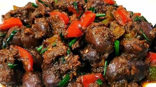 How to cook beef kidneys  Eating Beef kidneys recipe  Beef kidneys stew  cooking queen [upl. by Earal116]