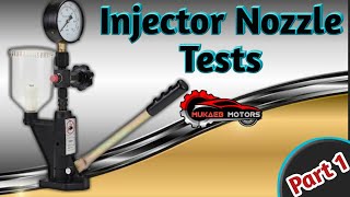 How to Test Injector Nozzle  Diesel Injector test [upl. by Maiga125]