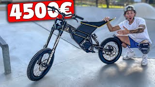 MOTO ÉLECTRIQUE À 4500€ VS SKATEPARK [upl. by Tamqrah]