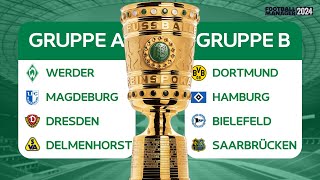 DFBPokal aber mit Gruppenphase  FM 24 Experiment [upl. by Domineca]