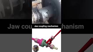 Jaw coupling mechanism  Mechanical working engineeringdiscipline mechanical machine automobile [upl. by Sirrah]