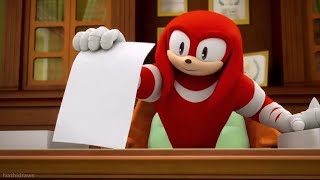 Approved Knuckles Meme Template  All Stamp Scenes  Sonic Boom [upl. by Sivle644]