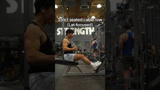 Do your seated cable rows LIKE THIS for Lats [upl. by Weld]