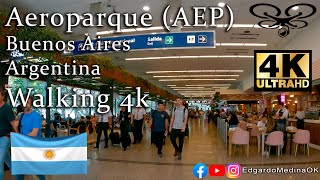 Aeropuerto Internacional Jorge Newbery Aeroparque AEP  Walking 4K Buenos Aires Argentina 2024 [upl. by Janot]