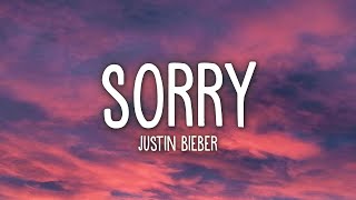 Justin Bieber  Sorry Lyrics [upl. by Arved]