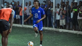 Callum Hudson Odoi plays soccer in Ghana  Highlights Skills amp Goals [upl. by Cristy863]