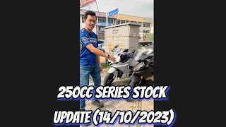 250CC BIKE SERIES STOCK UPDATE TM MOTOWORLD TMM 14102023 [upl. by Aretahs]