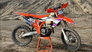 Factory Edition KTM 350 XCF First Ride [upl. by Boudreaux918]