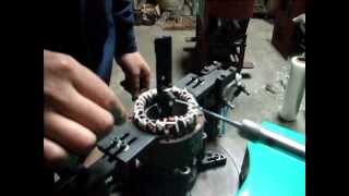 DLM3 Singleside Stator Coil Lacing Machineavi [upl. by Groeg]