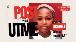 POST UTME ORIENTATION PROGRAM 2024 AKINRELE PRECIOUS [upl. by Dusen]