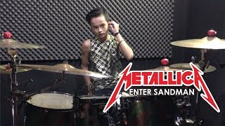 METALLICA  ENTER SANDMAN  drum cover by Bohemian [upl. by Mcleroy]