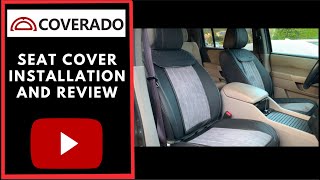 COVERADO Seat Cover Installation and Review [upl. by Adnilreh]