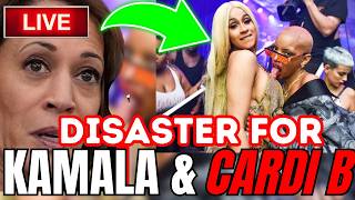 BUSTED Cardi B Payday 1 MILLION to Show Up 😳 Watch Rally DISASTER Unfold VISIBLY SHAKES on Stage [upl. by Ehudd]