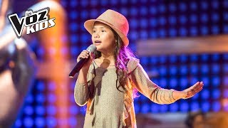 Laura Sol canta Andas en mi Cabeza  Audiciones a ciegas  La Voz Kids Colombia 2018 [upl. by Nnylarac]