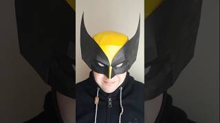 Como hacer la máscara o el casco de Wolverine DIY  Manualidad Deadpool amp Wolverine  Xmen [upl. by Drusus]