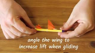 How to Build a Mini Glider  simple STEM kids project for classroom [upl. by Eenet]