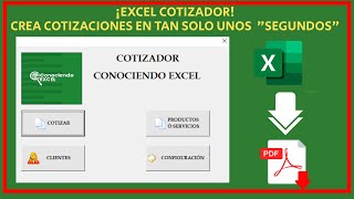 COTIZACIONES EN EXCEL [upl. by Annaiv]