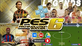 PES 06 PPSSPP PRO EVOLUTION SOCCERREAL FACES GRAPICH HD COMENTARY ENGLISH [upl. by Nolubez]