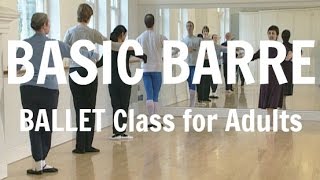 Ballet Class for Adult Beginners Basic Step Exercise tendu [upl. by Eirek]