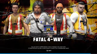 TWA  Fatal 4 Way Kalan vs Jorgio vs Armani vs TWS [upl. by Yenhoj748]