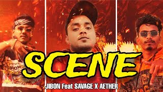 JIBON  SCENE Feat SAVAGE X AETHER PROD BY SLEEKFREQ OFFICIAL AUDIO  BANGLA NEW RAP 2024 [upl. by Moia]