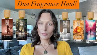 Dua Fragrances Haul 5 Beautiful Scents For Fall 🍁🍂🍁 [upl. by Aihsat]