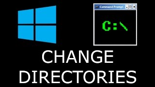 Command Prompt Change DirectoriesFolders To Another Drive [upl. by Nnaasil]