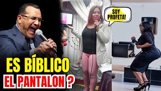 ES BÍBLICO EL PANTALÓN Esposa de pastor con pantalon en el ALTAR [upl. by Jecoa]