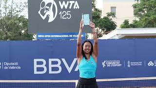 Ann Li conquistó Valencia en el BBVA Open Internacional de Valencia WTA 125 de 2024 [upl. by Perreault847]