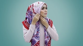 17 CARA PAKAI JILBAB SEGIEMPAT SIMPLE CANTIK ANGGUN DAN KEKINIAN TERKINI [upl. by Anile]